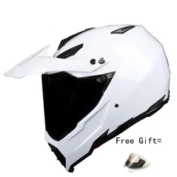 Adult Off-Road Motorcycle Helmet Bike Downhill AM DH Cross with Dual Lens Snell Certified in Sizes XS-XXL Safety Protection