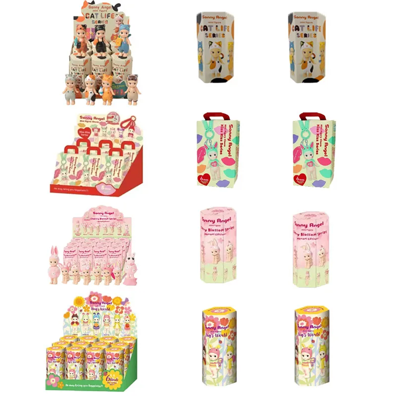 

6pcs Hot New Angel Blind Box Mini Figure Bug'S World Limited Series Anime Figuren Leuke poppen voor kinderen Kerst Birthday