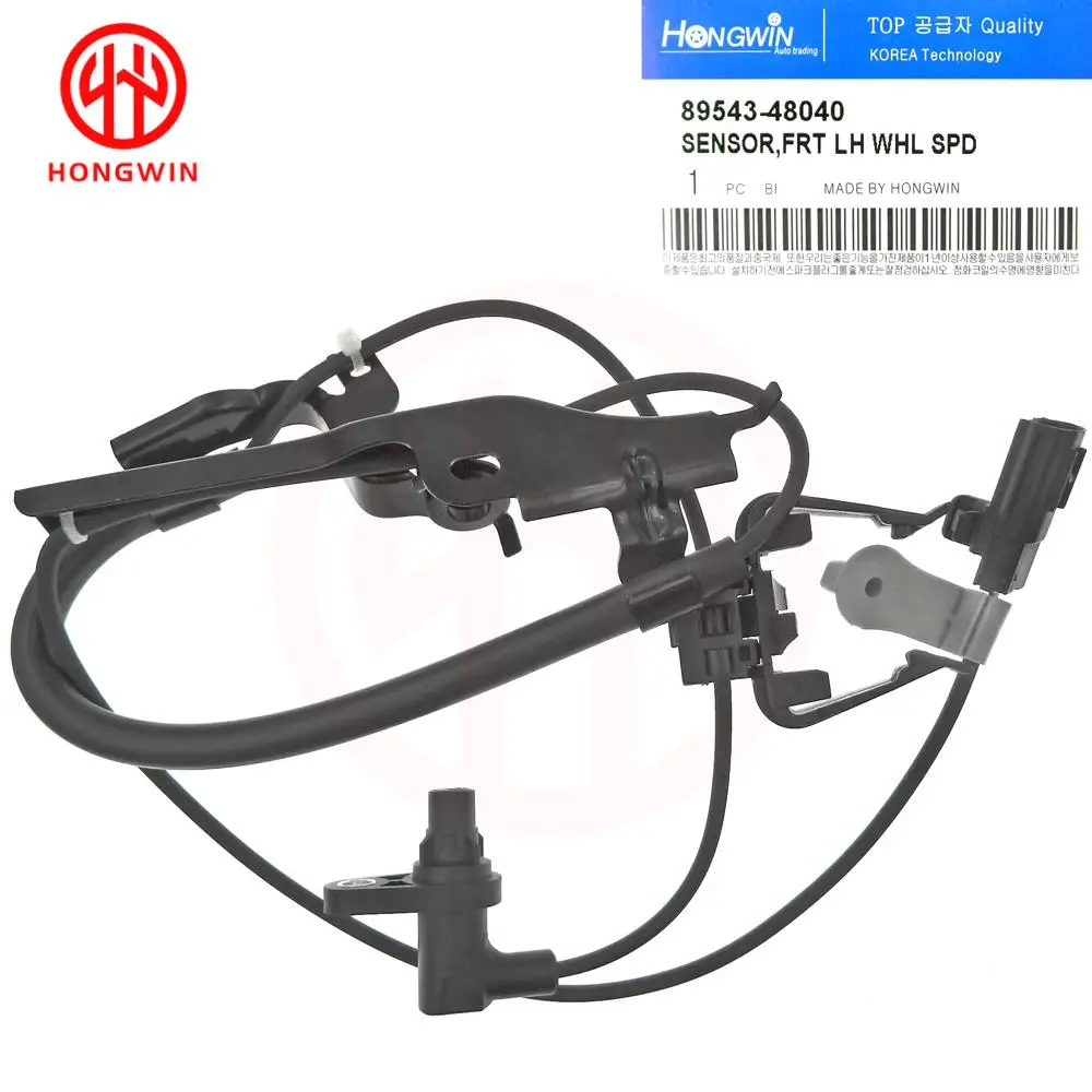 New Front Left ABS Wheel Speed Sensor For Toyota Highlander  2.7L 3.3L 3.5L 2008-2013 OEM 89543-48040,8954348040,5S11383,ALS1779