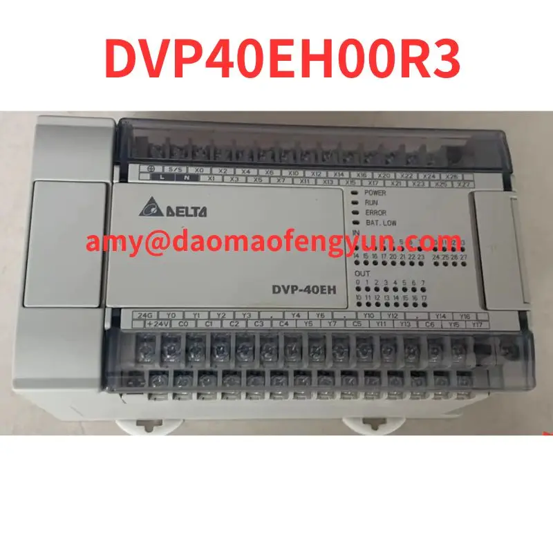 Used DVP40EH00R3  Delta PLC Module  tested   ok