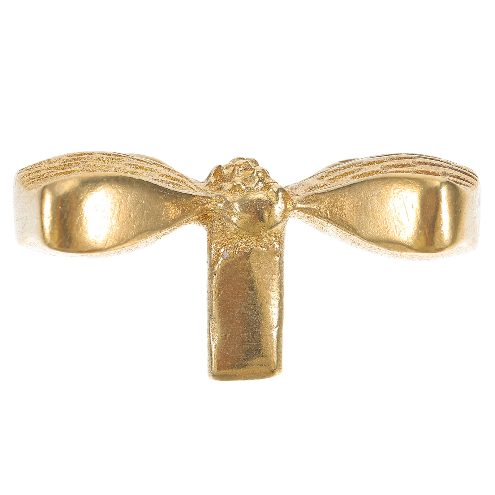 

2Pcs Brass Bow Cabinet Knobs Brass Drawer Pulls Bowknot Handles for Furniture Cabinets Drawers Wardrobes