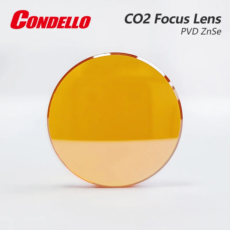 

Condello Focus Lens PVD ZnSe DIA 20 FL 38.1 50.8 63.5 76.2 101.6 127mm for CO2 Laser Engraving Cutting Machine