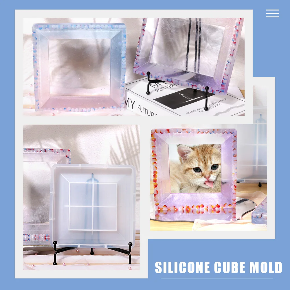 

Silicone Picture Mold Photo Display Diy Crafts Photo Frame Display Frame Material Resin Art Decorative Supplies Jewelry Making