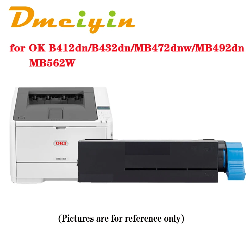 7K Pages 45807107/45807105/4580710/45807120 AU/TW/US/EU/ME/Rus Toner Cartridge for OKI B412dn/B512dn/B432dn/MB472W/MB492/MB562W