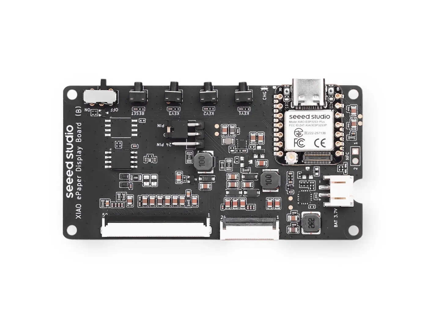 EE04 ePaper Driver Board, ESP32-S3 Plus MCU, Support 24/50-pin E-ink Display for Low-power Projects