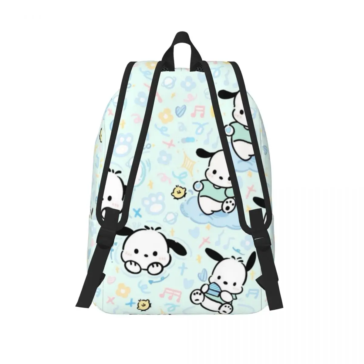 Pochacco Bedrukt Lichtgewicht Casual Schooltas Voor School, Outdoor, Winkelen, Kantoor 15in 17in