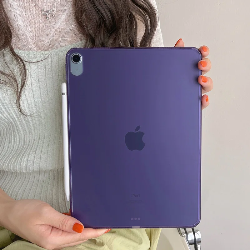 

Матовый прозрачный чехол для iPad 11-го поколения (A16) и iPad Air 7 (M3) и iPad pro 12.9 — облегающий, устойчивый к царапинам, противоударный чехол