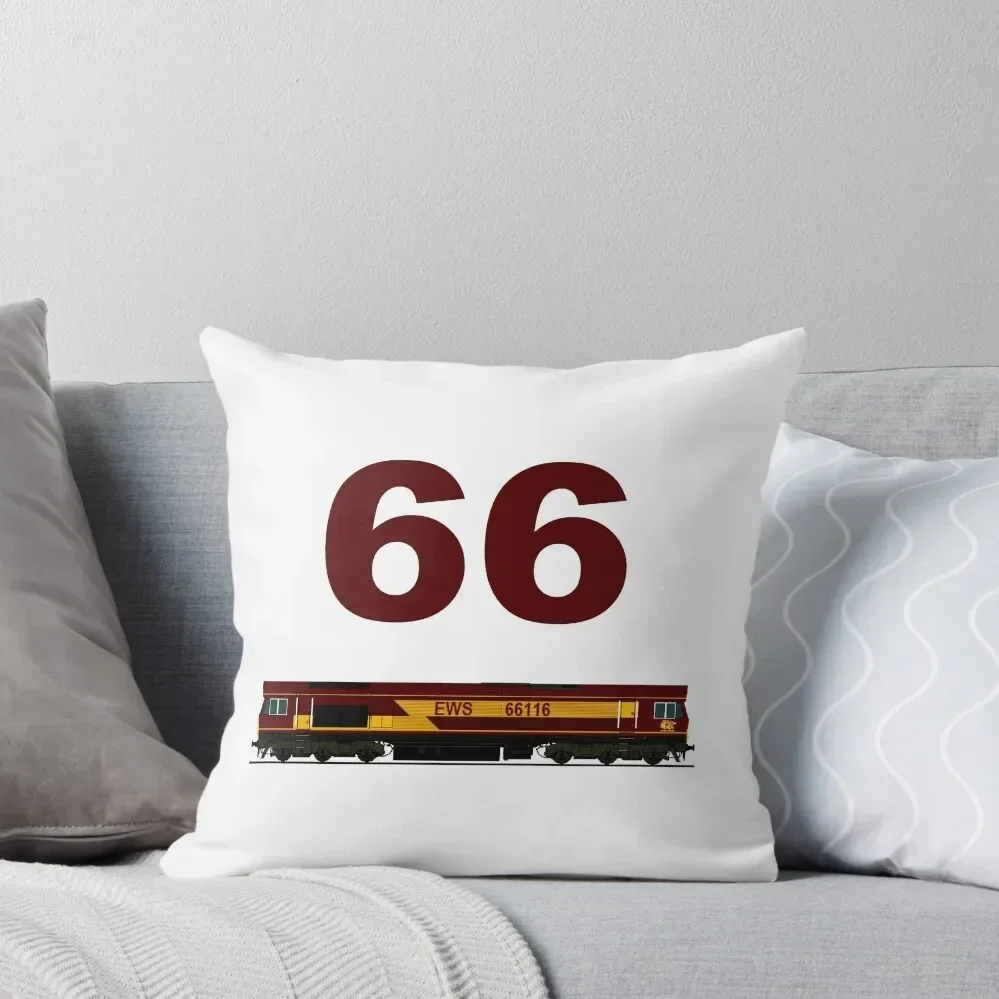 

CLASS 66 LOCOMOTIVE Throw Pillow Decorative Cushion Ornamental Pillow Cushions For Sofa pillow