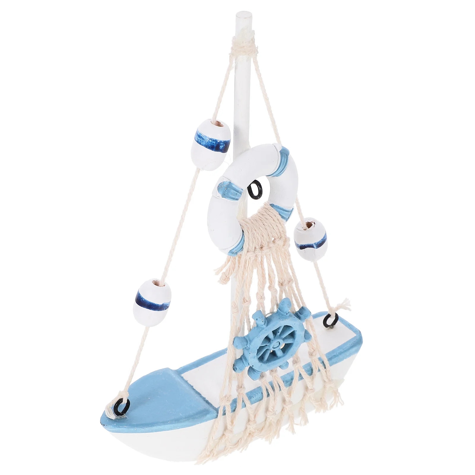 Nautical Boat Decorations Mini Sailboat Model Mediterranean Sailing Pirate Ships