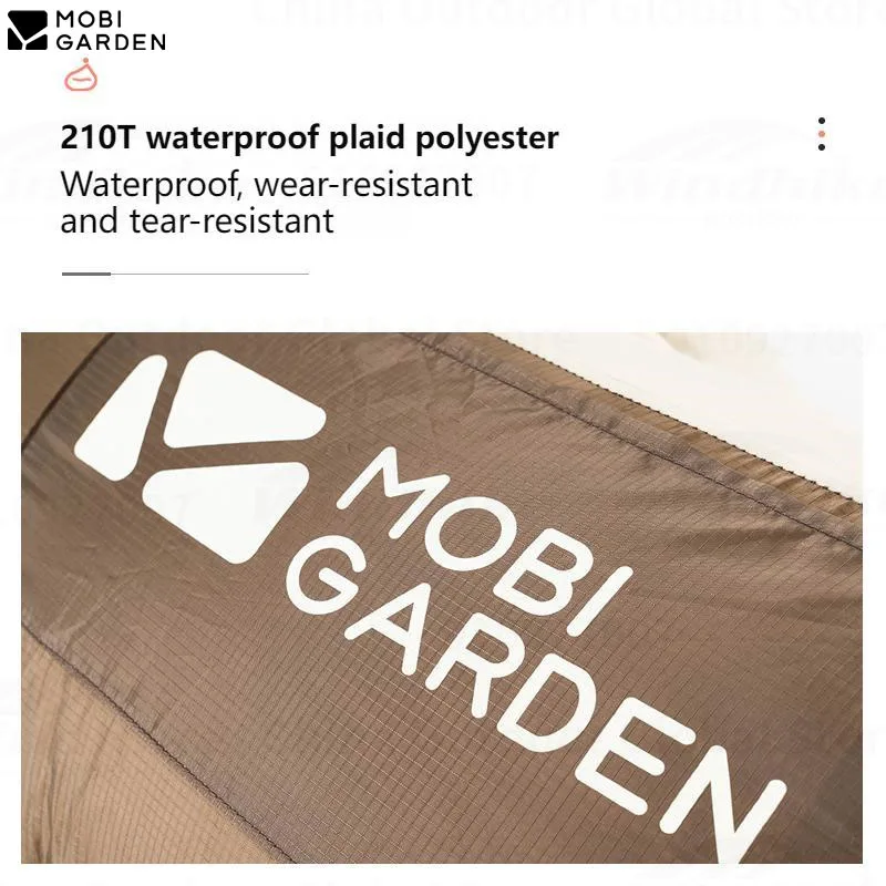 

MOBI GARDEN Ultralight Air Lazy Inflatable Sofa Bed 210T Polyester Beach Portable Air Cushion Waterproof Outdoor Camping Mat