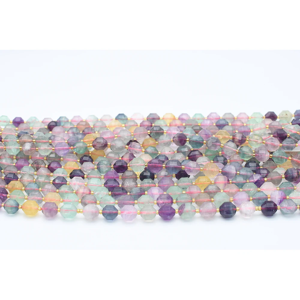 

12mm Natural Multicolor Fluorite irregular round Stone Beads For DIY necklace bracelet jewelry making 15 "free delivery