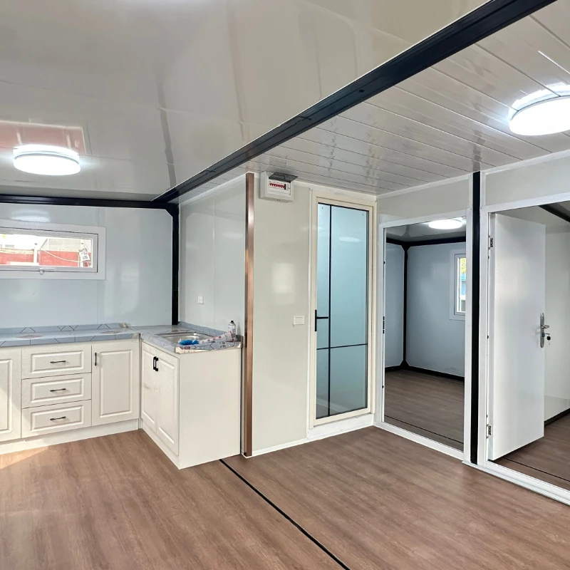 الجملة منزل الحاويات الجاهزة طوي وحدات المنازل المحمول توسيع المنازل مع كابينة استحمام Glamping منزل صغير