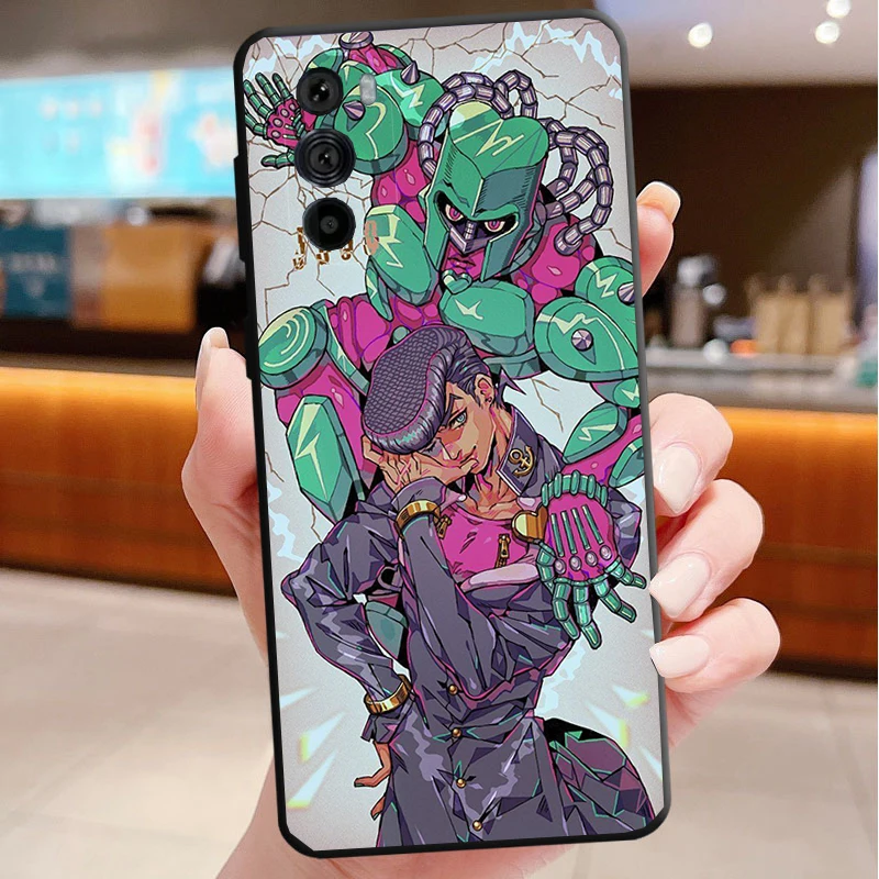 

Phone Case For Motorola Edge 50 40 Pro 60 50 40 30 Ultra Neo Fusion Moto G Play G Stylus G Power G Jojo gyro zeppeli Anime