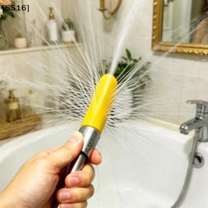 〔SS16〕3D Print Turbofan Handheld Shower Water Saving 360 Rotation For Bathroom Cleaner