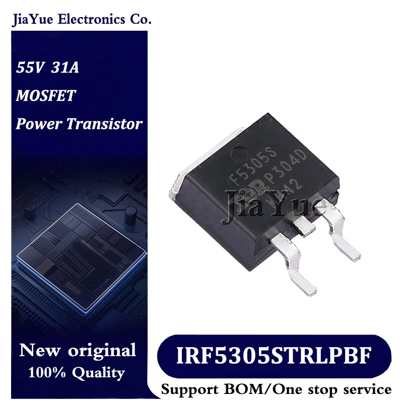 

5pcs/lot 100% New Original Chips IRF5305STRLPBF TO-263-2 55V 31A MOSFET Field effect tube Power Transistor IRF5305STRLPbF