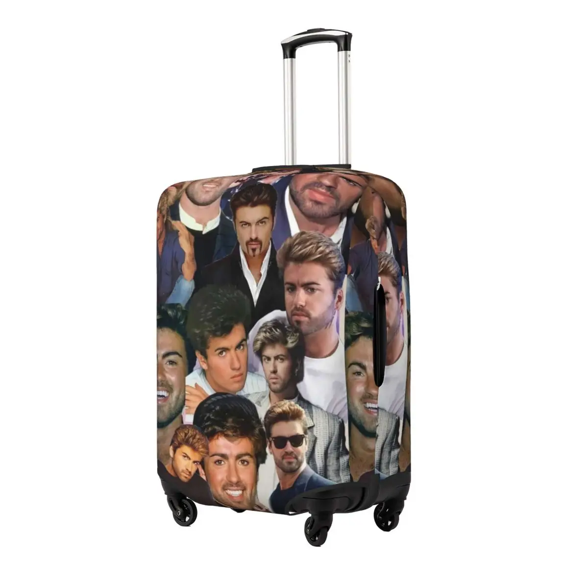 George Michael British Singer Suitcase Cover Flight Elastic Luggage Accesories Business Protection