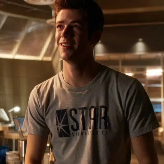 

American TV Series Merchandise Flash Flash Loose T-shirt Short Sleeve Mercury Lab STAR Lab Men's T-shirt
