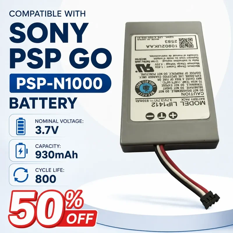 

For Sony PSP GO PSP-N1000 LIP1412 Replacement Battery