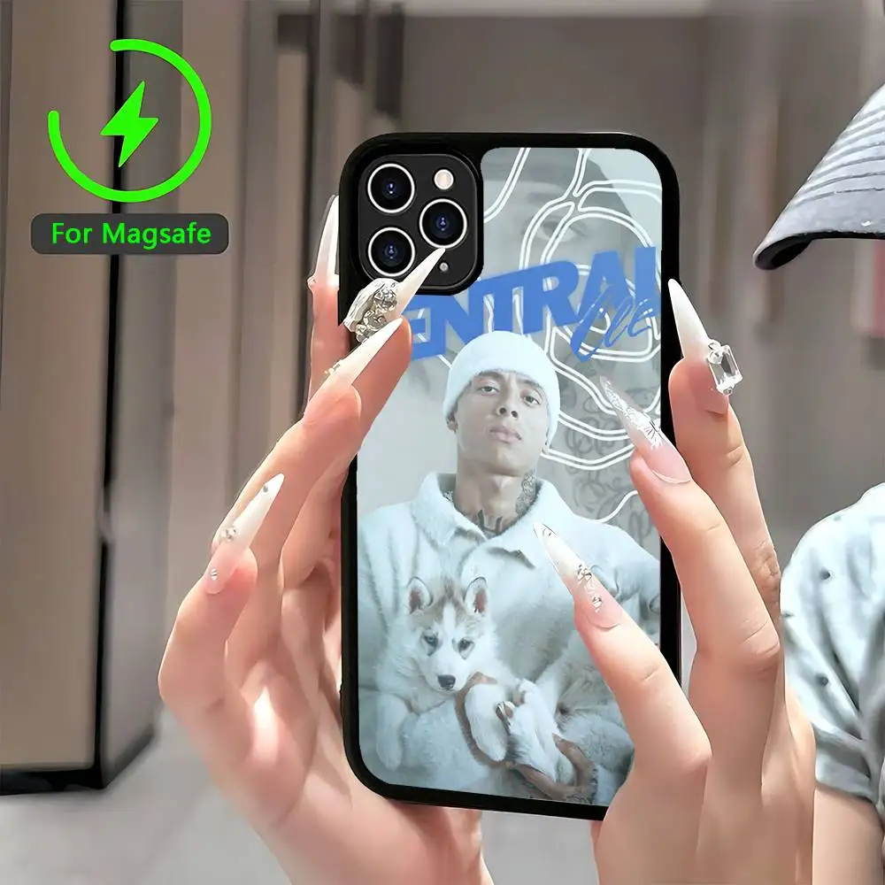 Rapper Central Cee For IPhone 17 Air 16 E 15 14 13 12 11 Pro Max Plus PC Shock TPU Cover For Magsafe Phone Cover