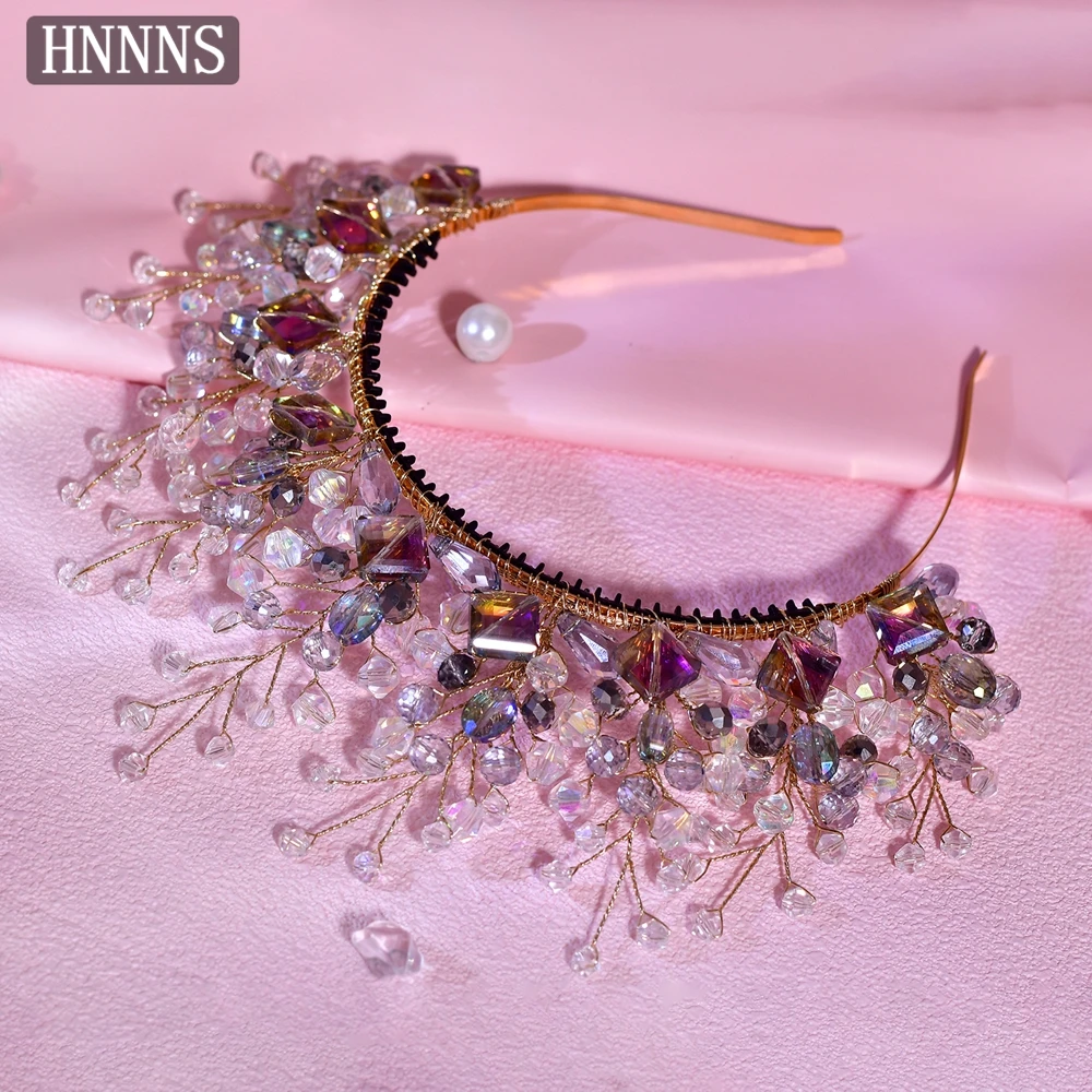 TOPQUEEN حفلات الزفاف رائعة عصابات الزفاف اليدوية مع الديكور رائع النساء مأدبة الرقص حفلة إكسسوارات الشعر YXA314