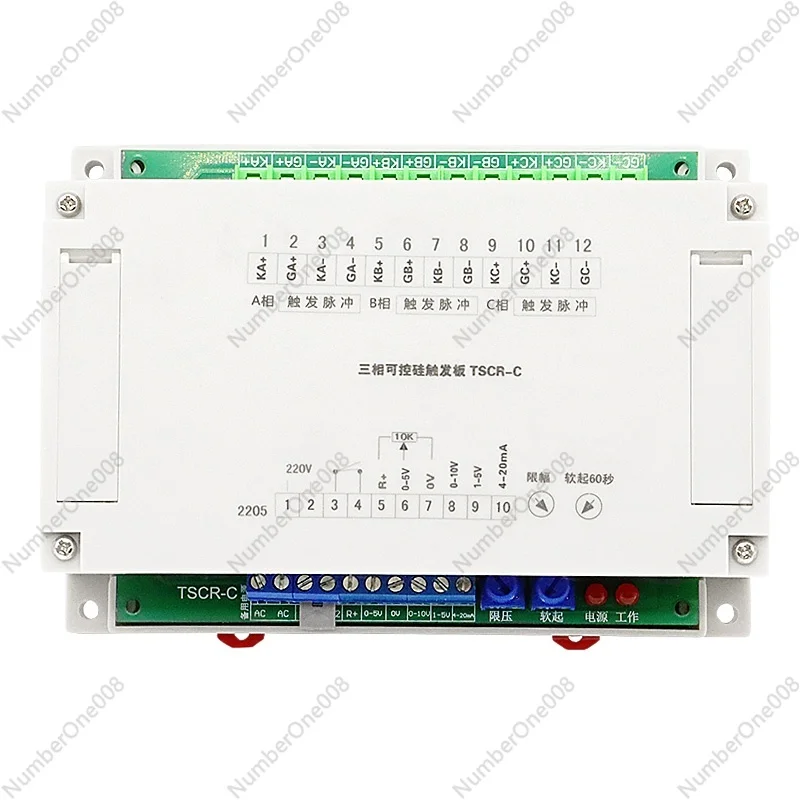 Three-Phase Thyristor Trigger Board Power Regulation And Voltage Regulation TSCR-C Thyristor Phase-Shift Soft Start