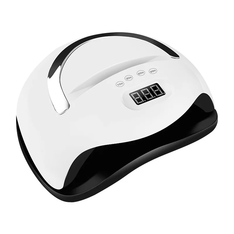 

New 168W phototherapy machine led manicure machine uv nail baking light portable manicure light with mobile phone holder