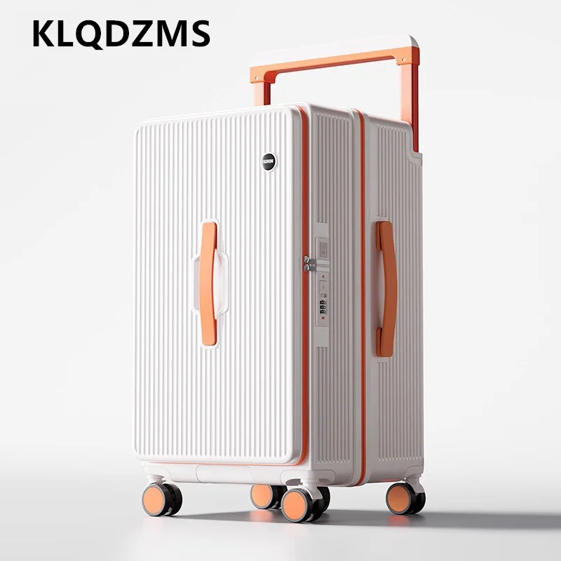 KLQDZMS Koffer auf Rädern, Trolley-Koffer mit übergroßer Kapazität, 24 Zoll, 26 Zoll, 28 Zoll, 30 Zoll, 32 Zoll, Passwortbox, 20 Zoll, PC-Boarding-Koffer, Gepäck