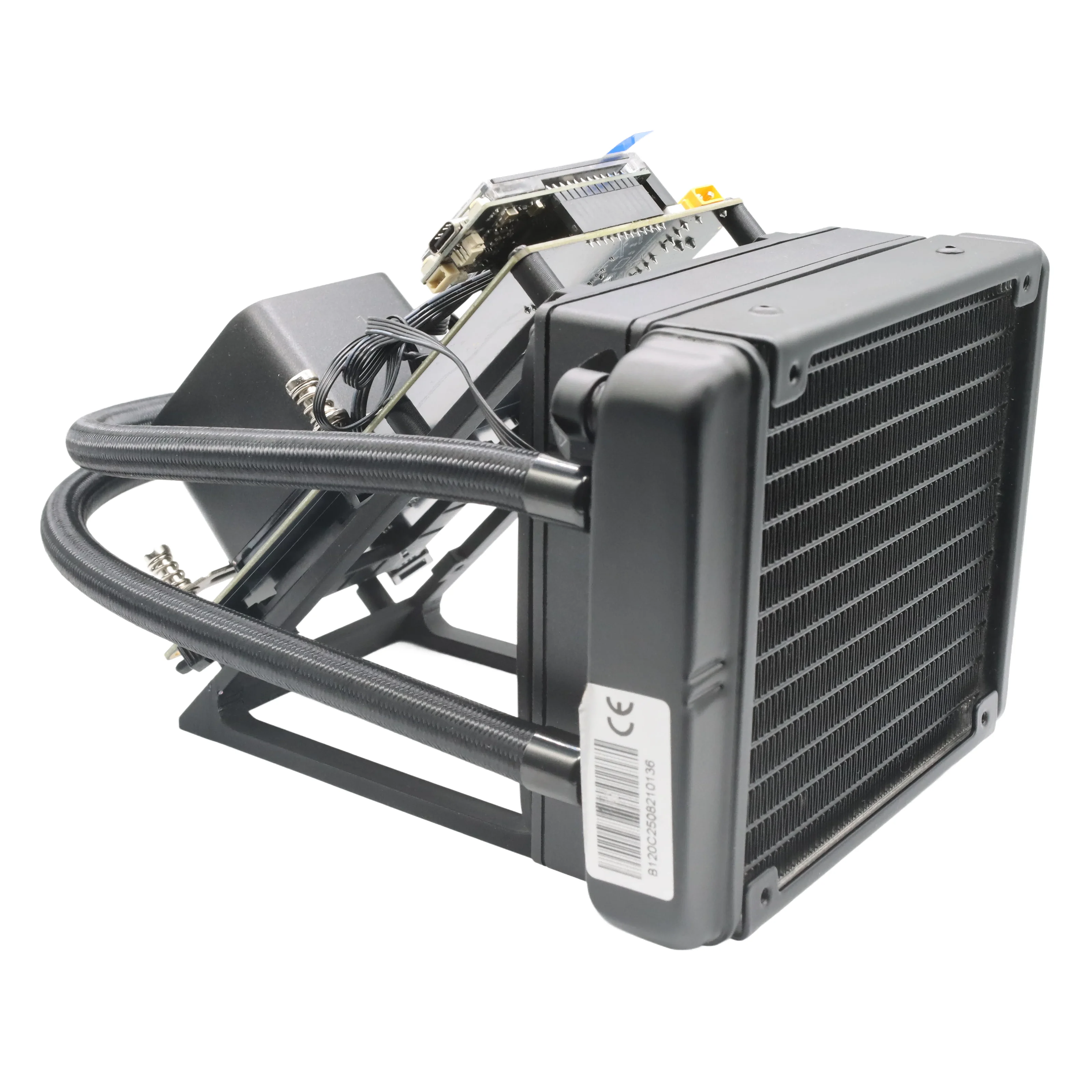 NerdQaxe++ Rev6.1 Hydro 6Th/s Hashrate 100W High efficiency SHA-256, Open-Source Mining Machine