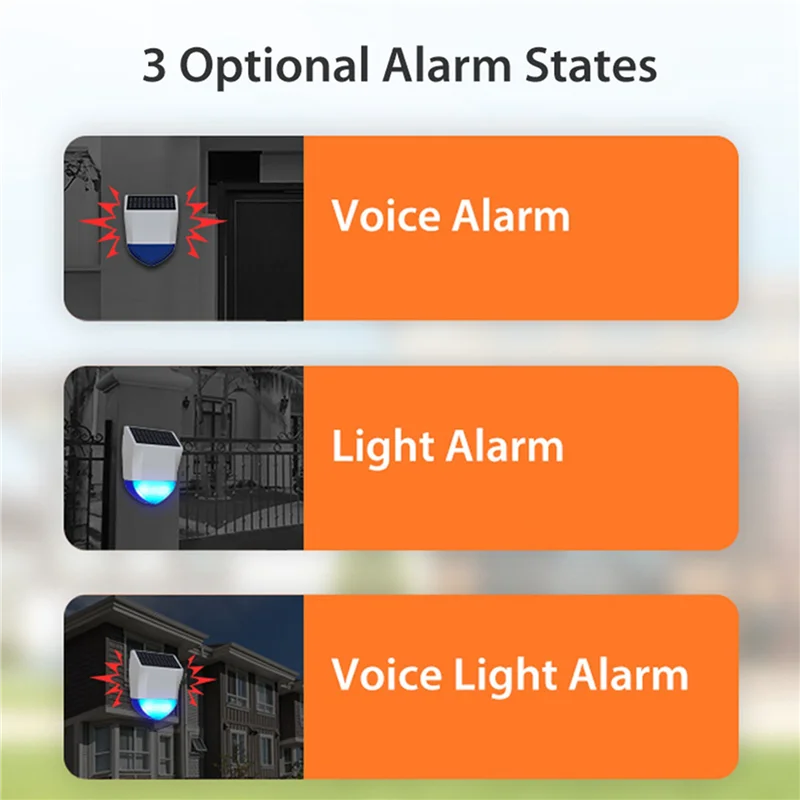 A33T-2X NEO Graffiti Smart Audible Alarm Zigbee Outdoor Sound And Light Alarm Waterproof Solar Sound Light Alarms