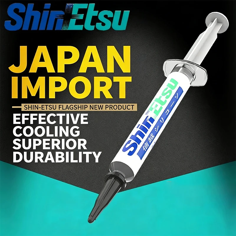 

High Quality Japan ShinEtsu X-23-7921-5 Thermal Paste CPU GPU Thermal Grease for processor 6.0 W/mK High Thermal Conductivity