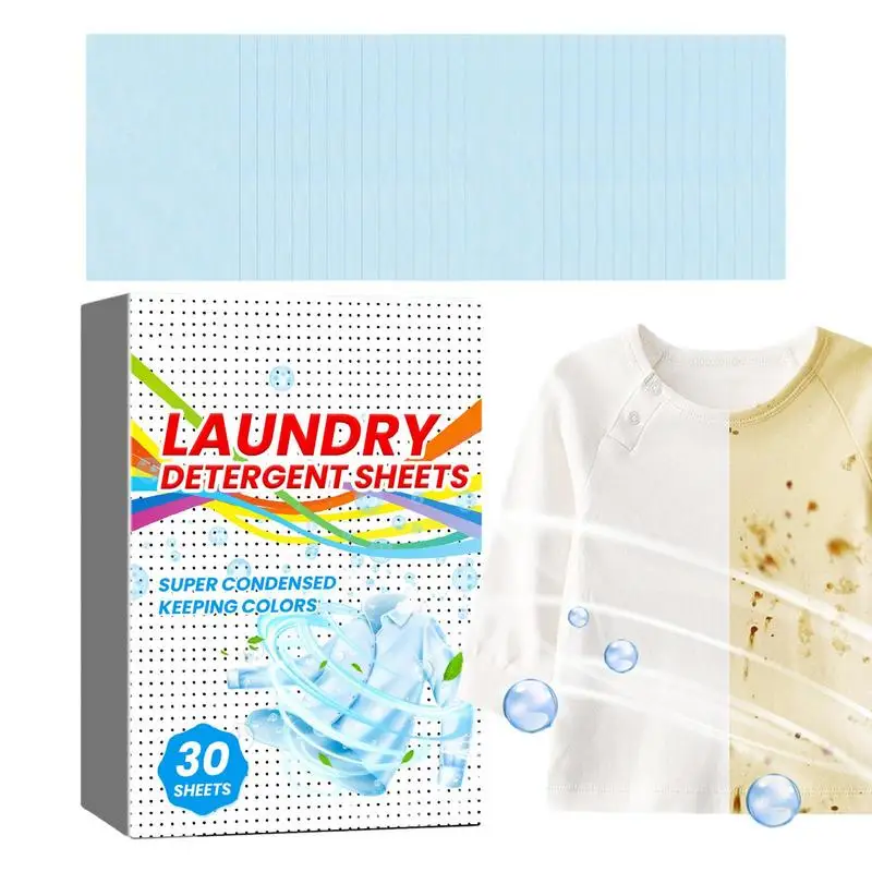 Soluble Laundry Tablets Strong Decontamination Laundry Soap Powder Washing Machines Clothing Cleaning Sheets Detergent Wholesale