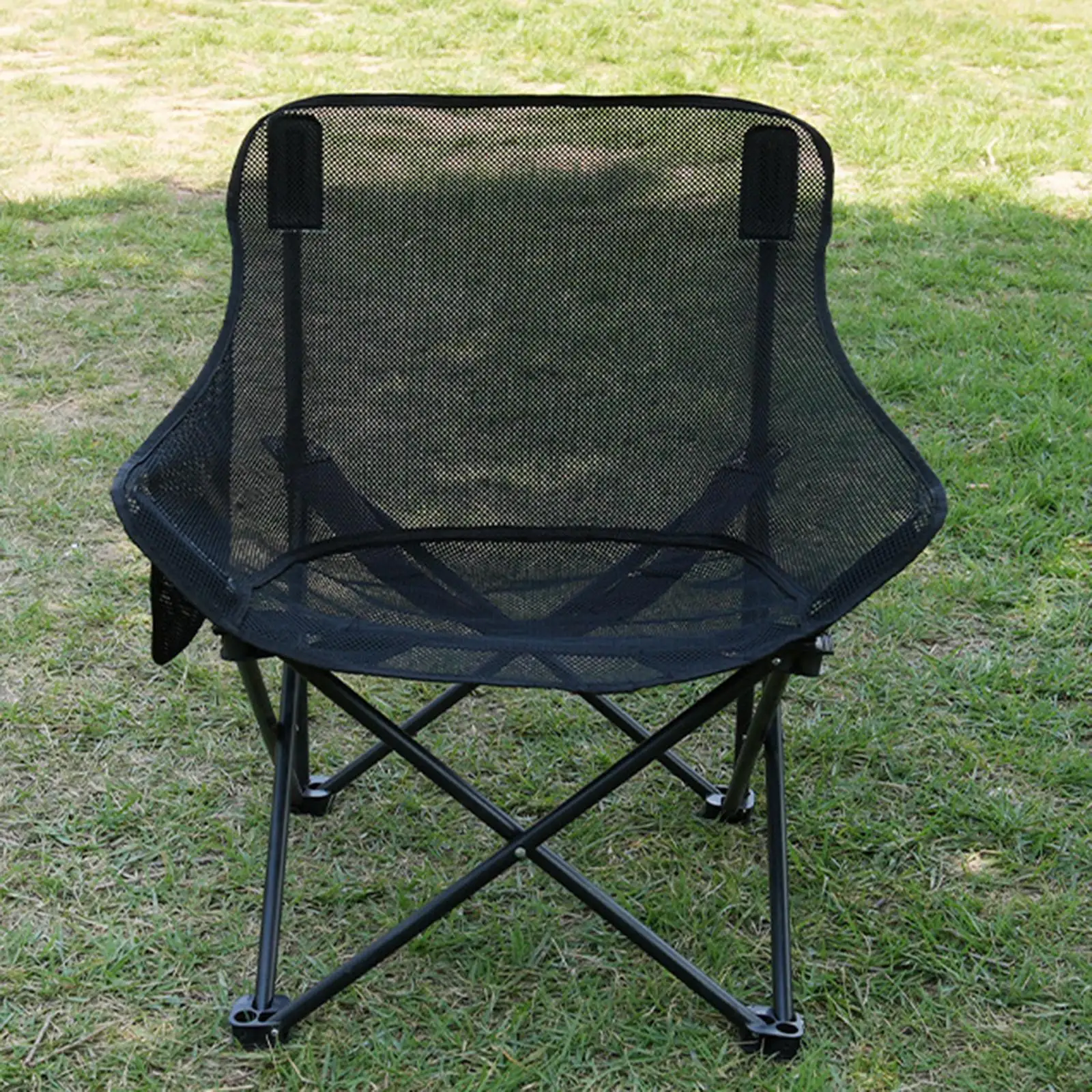 Folding Chair Camping Chair Outdoor Furniture Portable Stable Folded with Storage Bag for Backpacking Lawn Outside Yard BBQ