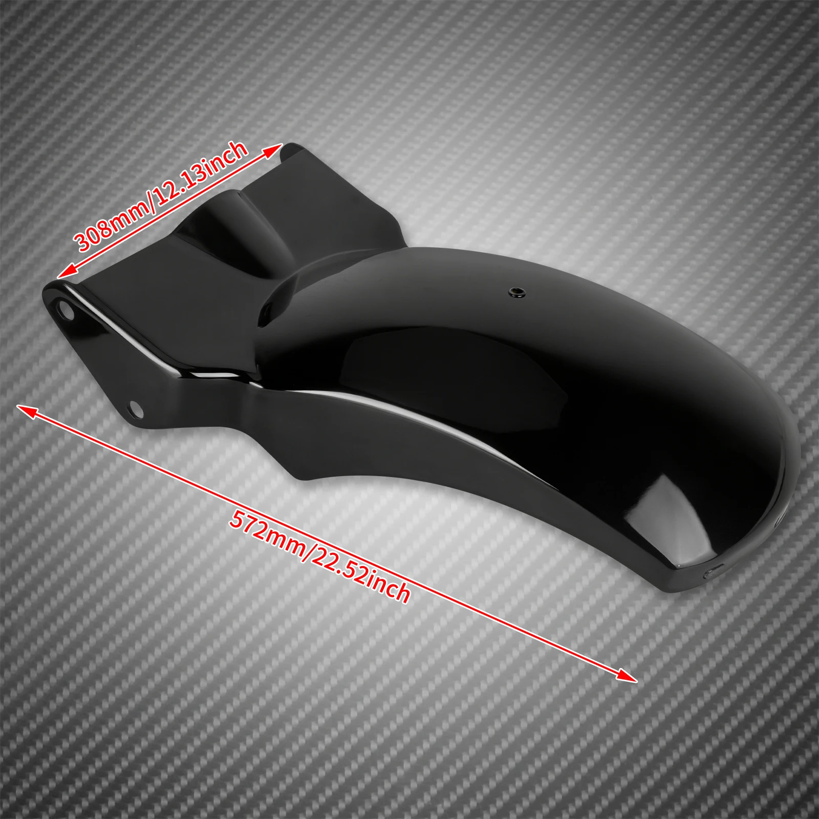 Motorcycle Rear Fender With LED Light Turn Signal Brake Running Lamp Mudguard Cover For Harley Softail Low Rider Deluxe 2018-25