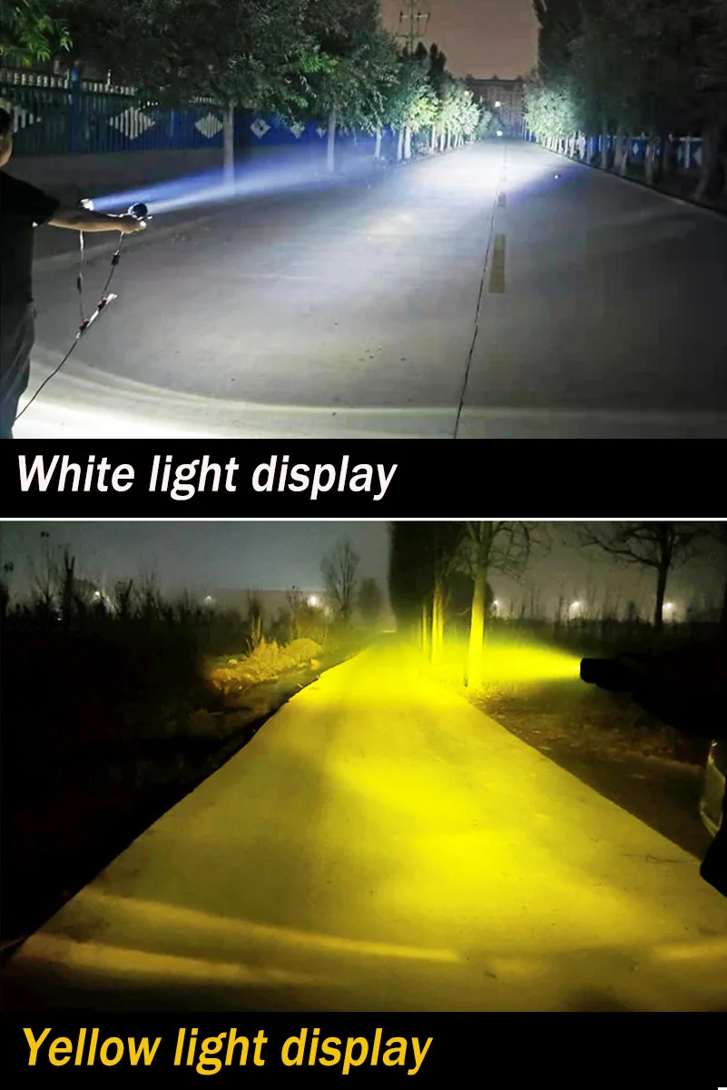 Motorcycle 60W LED Headlight 12V-80V Fog Lights For BMW R1250GS ADV F800GS R 1250 GS Yamaha MT07 Auxiliary Light Assemblie.