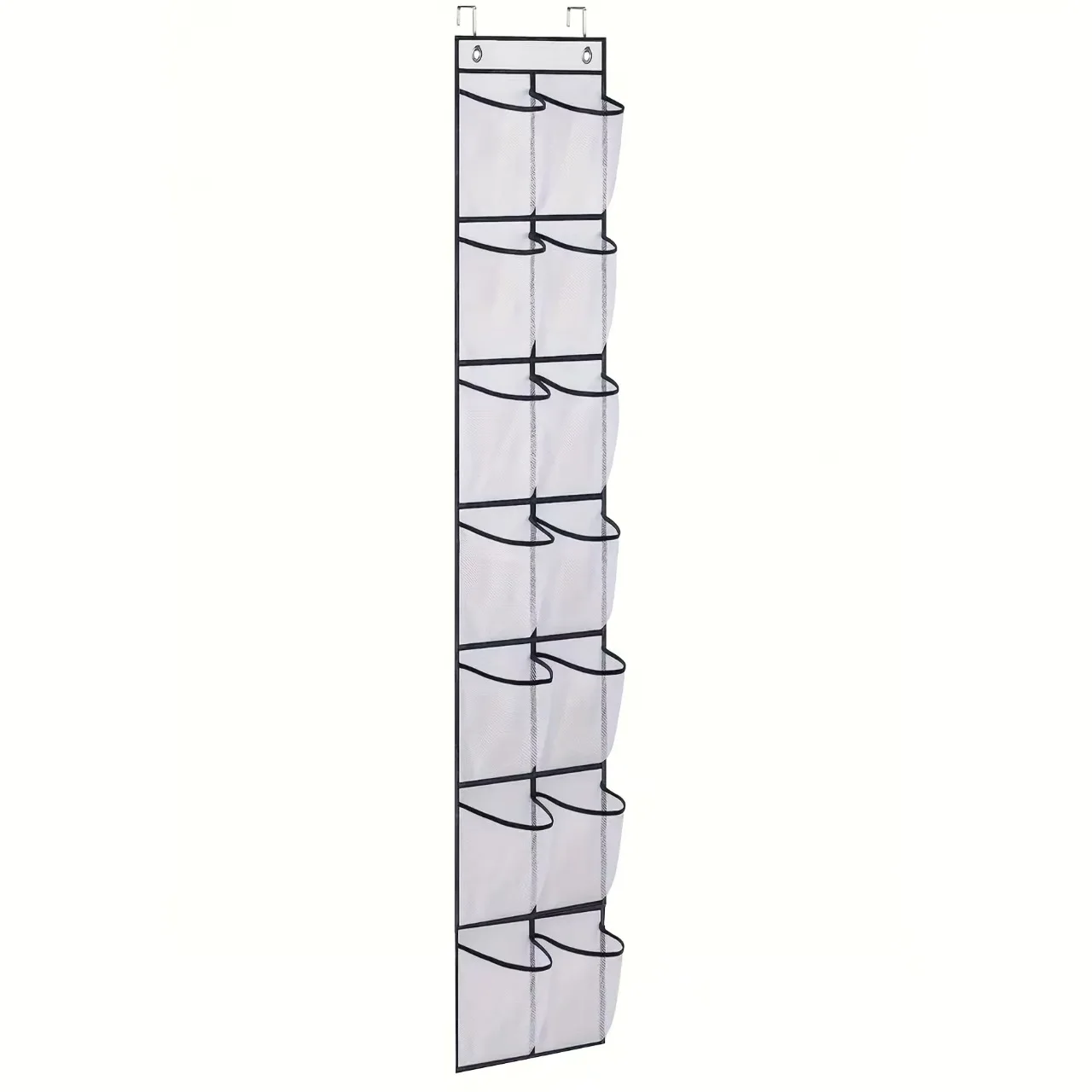 Over De De Deur Schoenenrek Met 12/14/24/28/35/40 Grote Mesh Zakken Opknoping Schoen organisator Voor Kast Opknoping Schoenenrek Houder