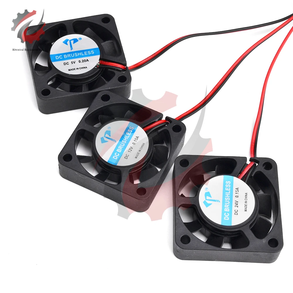 DC4010 5V&12V&24V Cooling Turbo Fan Brushless 3D Printer Parts 2Pin for Extruder DC Cooler Blower Plastic Fans Envio Gratis