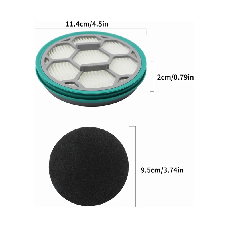 Accessorio di ricambio per pezzo di ricambio per filtro Hepa in spugna per aspirapolvere per toelettatura animali domestici in plastica per Neakasa Neabot P1 Pro