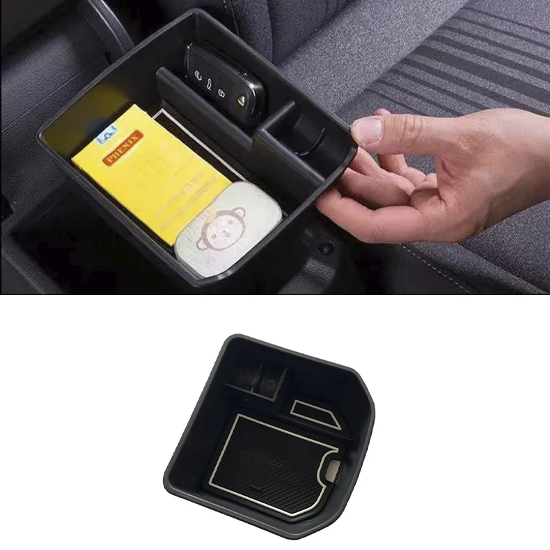 ل Volkswagen VW T-ROC T ROC 2018 ~ 2024 وحدة التحكم في السيارة مسند الذراع صندوق تخزين أشتات ترتيب الطبقات صينية المنظم الملحقات