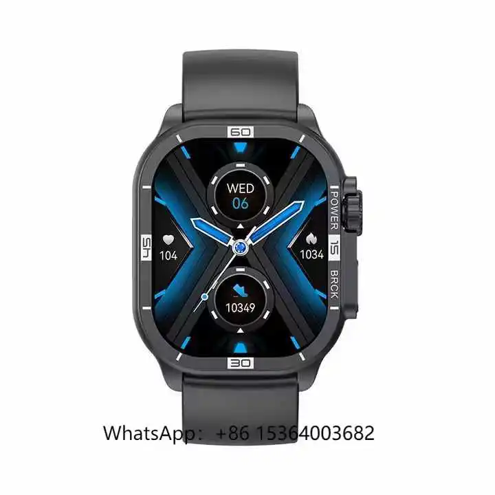 

AMOLED 2.06" Fitness Tracker HK96S Smartwatch 2025 IP68 300Mah Music Control Sport Smart Watch