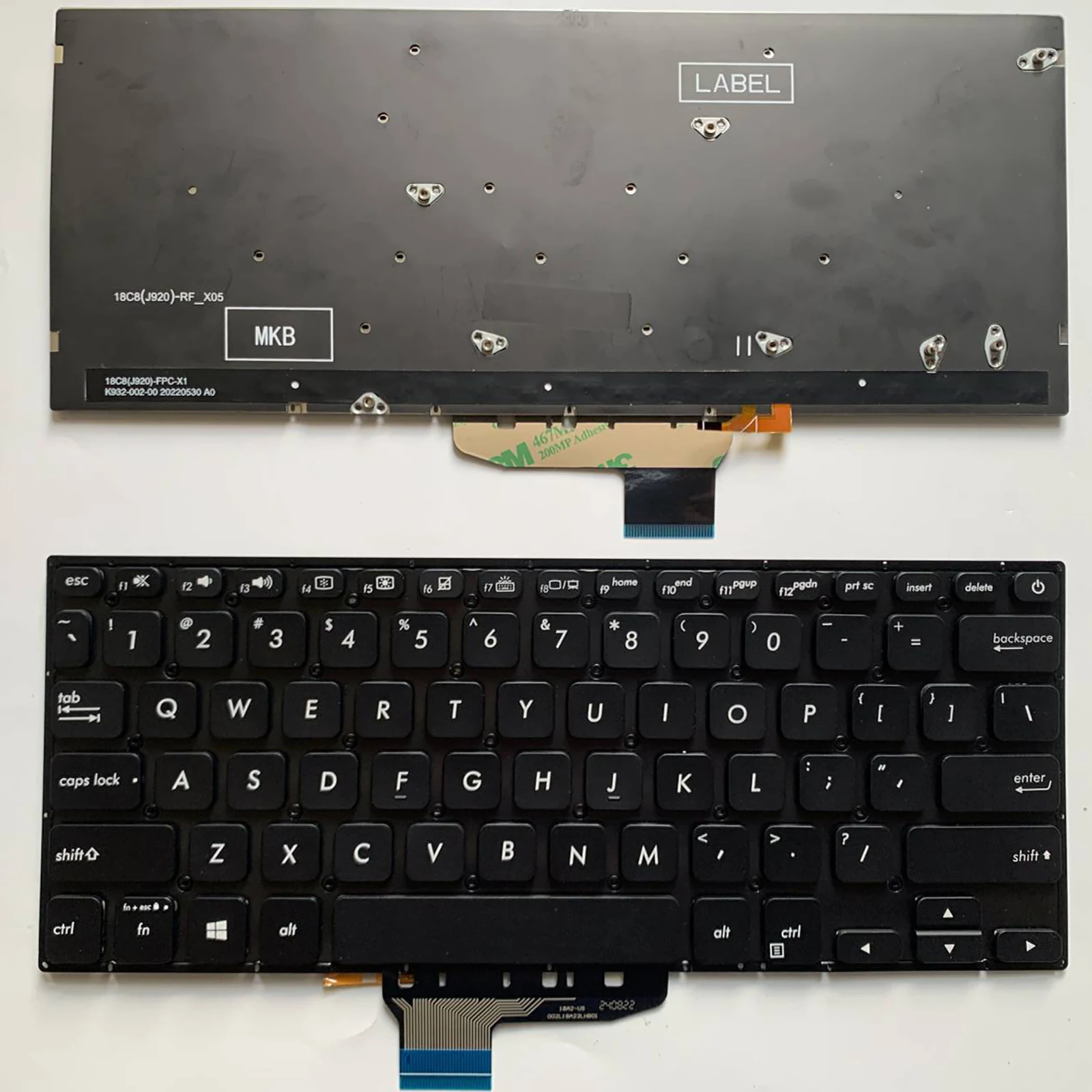 US RU Layout for Asus VivoBook S14 K430/X430/S4300U/S4300F/A403F/S430F/X430U Laptop Keyboard