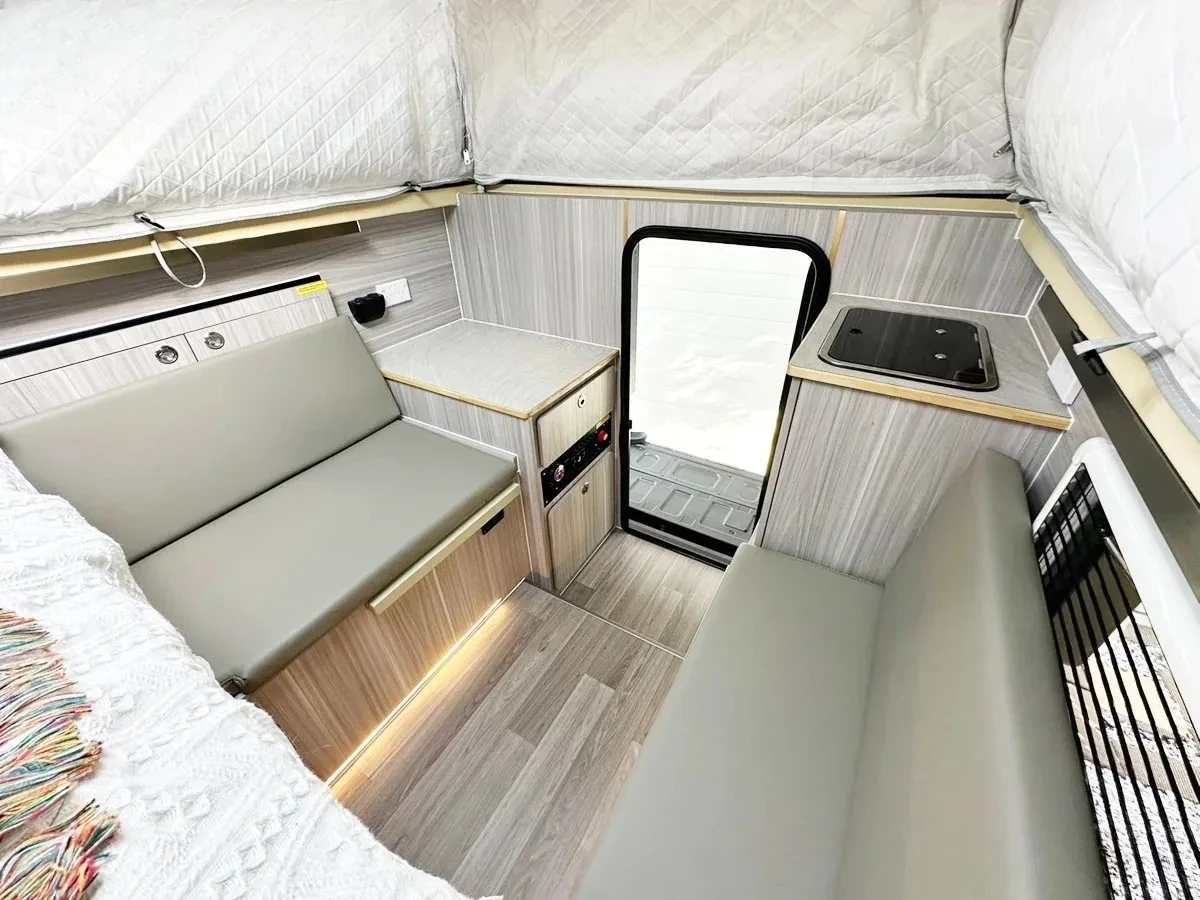 Customized!! 4x4 Aluminium Material Pick-up Truck Caravane Slide-in Camper Truck Trailer