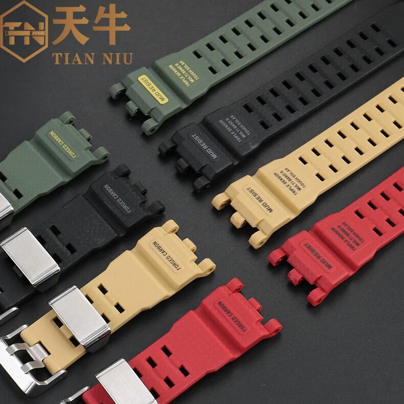 ساعة رجالية من الراتينج المطاطي ، حزام كاسيو ، الجيل الثاني ، ملك الطين الكبير