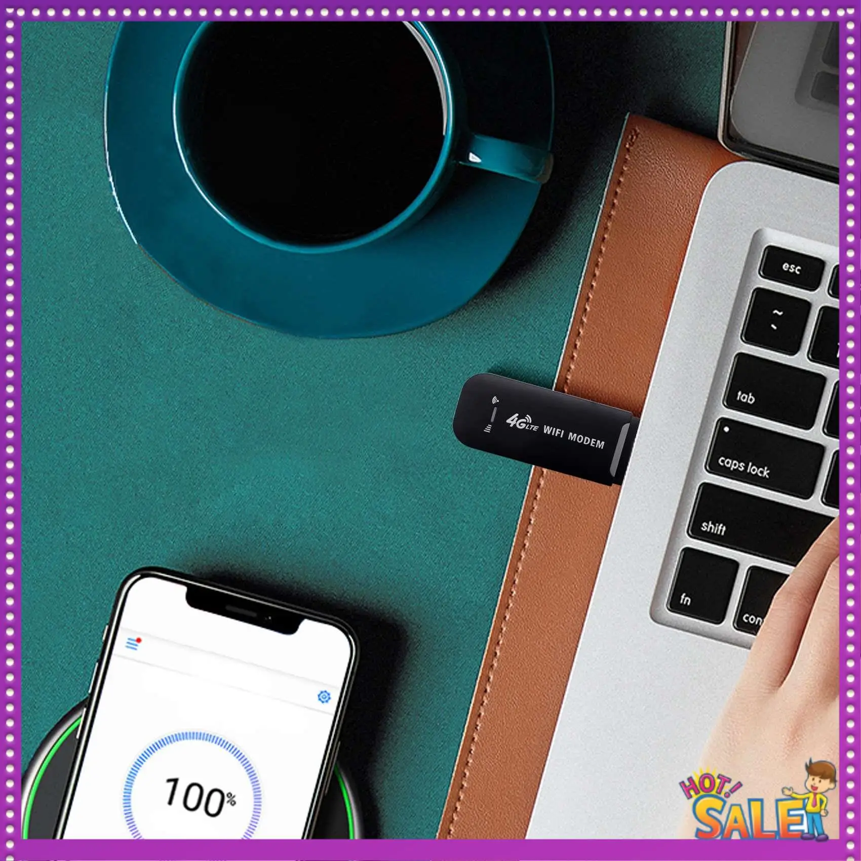 AA87 4G USB 모뎀 와이파이 라우터 USB 동글 150Mbps SIM 카드 슬롯 포함 차량용 무선 핫스팟 포켓 모바일 와이파이