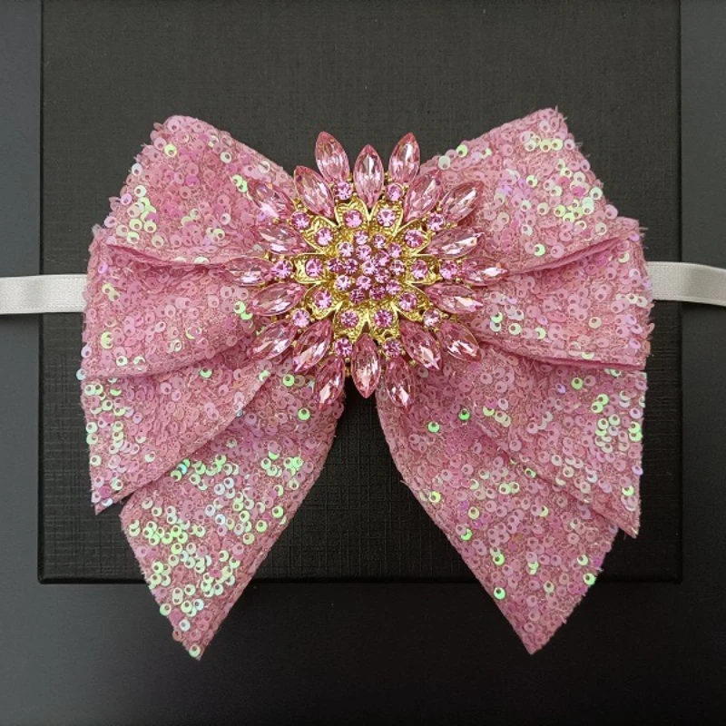 

Original Design Bow Ties for British KoreanMen's Wedding Clothing Suit Shirt Handmade Jewelry Gifts Luxury Rhinestones Big Bows