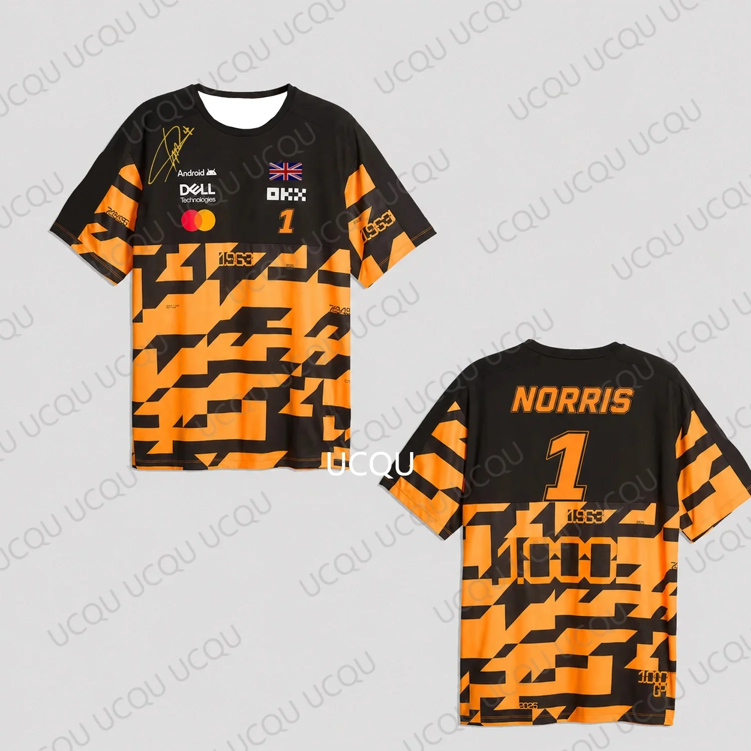 Norris 1 Racing Motorsport Jersey Tee Men T Shirt Women Tee Boys Top Children Parent Child Quick dry short sleeves kids Tshirtr.