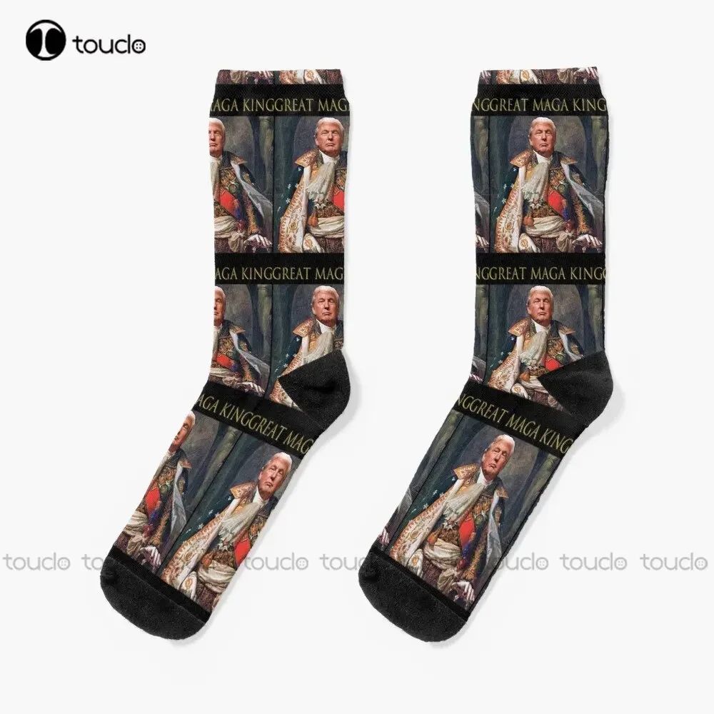 

The Great Maga King Ultra Maga King Socks Winter Socks For Men Personalized Custom Unisex Adult Teen Youth Socks New Popular