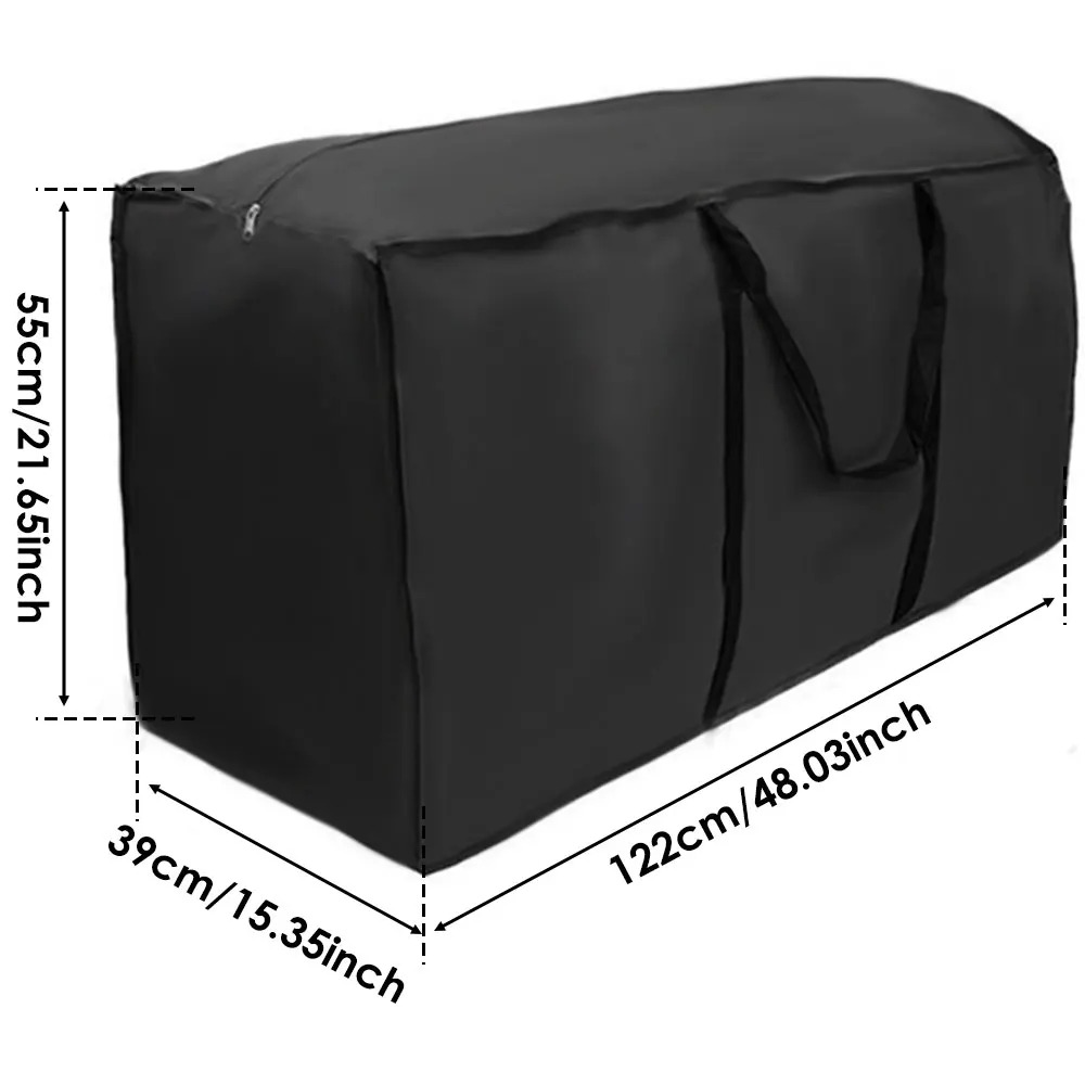 1/2PCS Garden Furniture Cushion Storage Bag Waterproof Anti-UV Rectangle Rip Proof 210D Oxford Fabric Christmas Tree Storage Bag