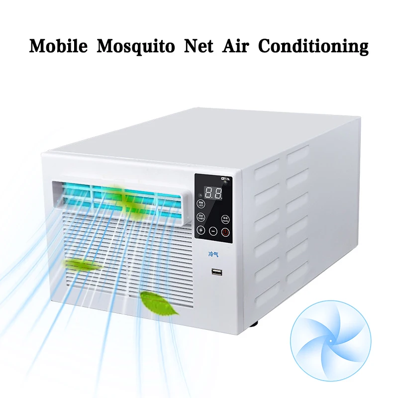 Portable Air Conditioner Energy Saving 280W Small Mobile AC with Remote Control for Home Dorm Office Camping Pet Space 110/220V