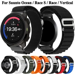 22mm Nylon Strap For Suunto Ocean / RACE / RACE S / 5 Peak / 9 Peak Pro Watch Band For Suunto Vertical Wristband Bracelet