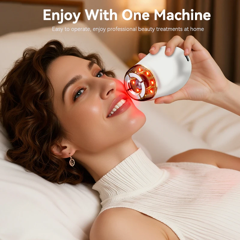 7 Types of Light Effect Facial Lifting Massagers, a Facial Shaping Tool with 3-Level Suction Strength Adjustment Function